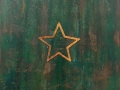 Rusty star, green